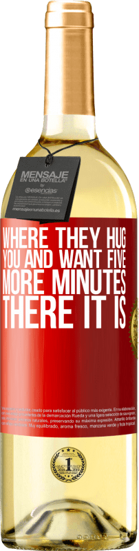 29,95 € Free Shipping | White Wine WHITE Edition Where they hug you and want five more minutes, there it is Red Label. Customizable label Young wine Harvest 2024 Verdejo