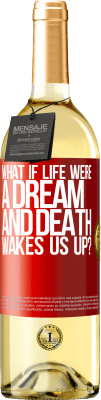 29,95 € Free Shipping | White Wine WHITE Edition what if life were a dream and death wakes us up? Red Label. Customizable label Young wine Harvest 2025 Verdejo