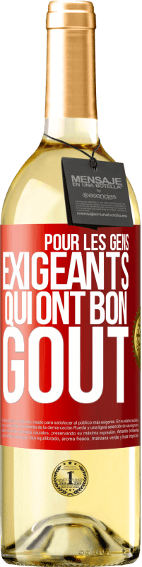 29,95 € Envoi gratuit | Vin blanc Édition WHITE Pour les gens exigeants qui ont bon goût Étiquette Rouge. Étiquette personnalisable Vin jeune Récolte 2024 Verdejo