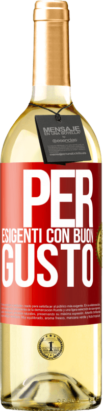 29,95 € Spedizione Gratuita | Vino bianco Edizione WHITE Per esigenti con buon gusto Etichetta Rossa. Etichetta personalizzabile Vino giovane Raccogliere 2024 Verdejo