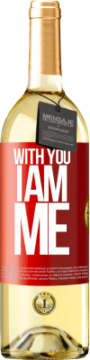 29,95 € Free Shipping | White Wine WHITE Edition With you i am me Red Label. Customizable label Young wine Harvest 2023 Verdejo