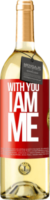 29,95 € Free Shipping | White Wine WHITE Edition With you i am me Red Label. Customizable label Young wine Harvest 2025 Verdejo