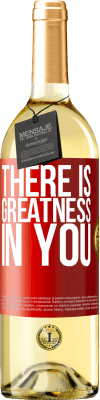 29,95 € Free Shipping | White Wine WHITE Edition There is greatness in you Red Label. Customizable label Young wine Harvest 2025 Verdejo