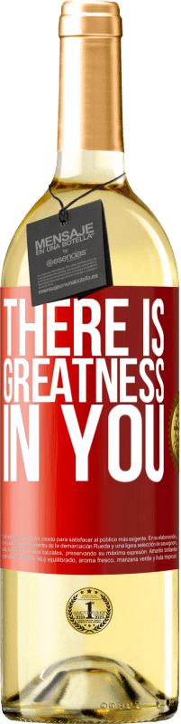 29,95 € Free Shipping | White Wine WHITE Edition There is greatness in you Red Label. Customizable label Young wine Harvest 2023 Verdejo