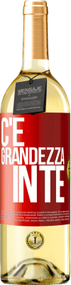 29,95 € Spedizione Gratuita | Vino bianco Edizione WHITE C'è grandezza in te Etichetta Rossa. Etichetta personalizzabile Vino giovane Raccogliere 2024 Verdejo