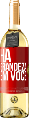 29,95 € Envio grátis | Vinho branco Edição WHITE Há grandeza em você Etiqueta Vermelha. Etiqueta personalizável Vinho jovem Colheita 2024 Verdejo