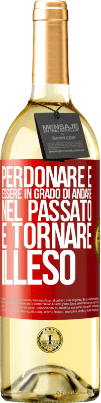 29,95 € Spedizione Gratuita | Vino bianco Edizione WHITE Perdonare è essere in grado di andare nel passato e tornare illeso Etichetta Rossa. Etichetta personalizzabile Vino giovane Raccogliere 2024 Verdejo