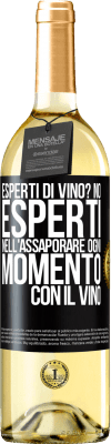 29,95 € Spedizione Gratuita | Vino bianco Edizione WHITE esperti di vino? No, esperti nell'assaporare ogni momento, con il vino Etichetta Nera. Etichetta personalizzabile Vino giovane Raccogliere 2024 Verdejo