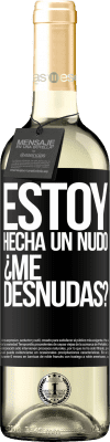 29,95 € Envoi gratuit | Vin blanc Édition WHITE Je suis ta forêt. Éfeuille-moi Étiquette Noire. Étiquette personnalisable Vin jeune Récolte 2025 Verdejo