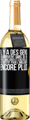 29,95 € Envoi gratuit | Vin blanc Édition WHITE Il y a des gens qui arrivent dans ta vie pour l'améliorer et d'autres qui en sortent pour l'améliorer encore plus Étiquette Noire. Étiquette personnalisable Vin jeune Récolte 2024 Verdejo