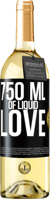 29,95 € Free Shipping | White Wine WHITE Edition 750 ml of liquid love Black Label. Customizable label Young wine Harvest 2024 Verdejo