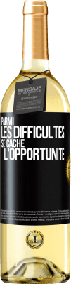 29,95 € Envoi gratuit | Vin blanc Édition WHITE Parmi les difficultés, se cache l'opportunité Étiquette Noire. Étiquette personnalisable Vin jeune Récolte 2024 Verdejo