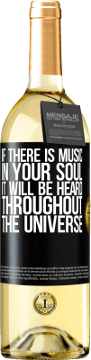 29,95 € Free Shipping | White Wine WHITE Edition If there is music in your soul, it will be heard throughout the universe Black Label. Customizable label Young wine Harvest 2024 Verdejo