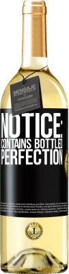 29,95 € Free Shipping | White Wine WHITE Edition Notice: contains bottled perfection Black Label. Customizable label Young wine Harvest 2025 Verdejo