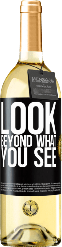 29,95 € Free Shipping | White Wine WHITE Edition Look beyond what you see Black Label. Customizable label Young wine Harvest 2024 Verdejo