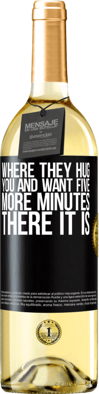 29,95 € Free Shipping | White Wine WHITE Edition Where they hug you and want five more minutes, there it is Black Label. Customizable label Young wine Harvest 2024 Verdejo