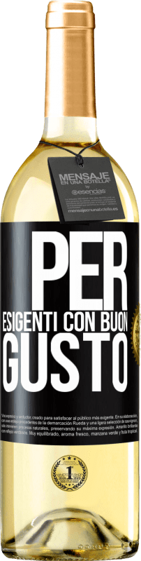 29,95 € Spedizione Gratuita | Vino bianco Edizione WHITE Per esigenti con buon gusto Etichetta Nera. Etichetta personalizzabile Vino giovane Raccogliere 2024 Verdejo