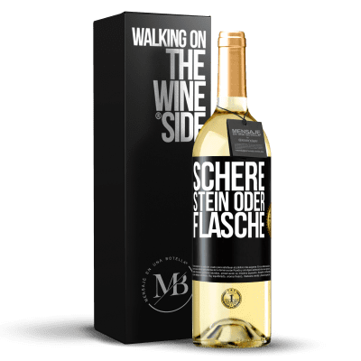 «Schere, Stein oder Flasche» WHITE Ausgabe