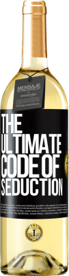 29,95 € Free Shipping | White Wine WHITE Edition The ultimate code of seduction Black Label. Customizable label Young wine Harvest 2025 Verdejo