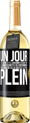 29,95 € Envoi gratuit | Vin blanc Édition WHITE Un jour tu es jeune et le lendemain tu sens tous les adoucissantss du supermarché pour choisir celui qui est le plus plein Étiquette Noire. Étiquette personnalisable Vin jeune Récolte 2024 Verdejo