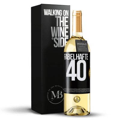 «Fabelhafte 40» WHITE Ausgabe
