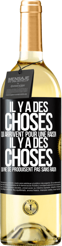 29,95 € Envoi gratuit | Vin blanc Édition WHITE Il y a des choses qui arrivent pour une raison, il y a des choses qui ne se produisent pas sans raison Étiquette Noire. Étiquette personnalisable Vin jeune Récolte 2023 Verdejo