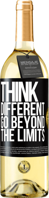 29,95 € Free Shipping | White Wine WHITE Edition Think different. Go beyond the limits Black Label. Customizable label Young wine Harvest 2023 Verdejo