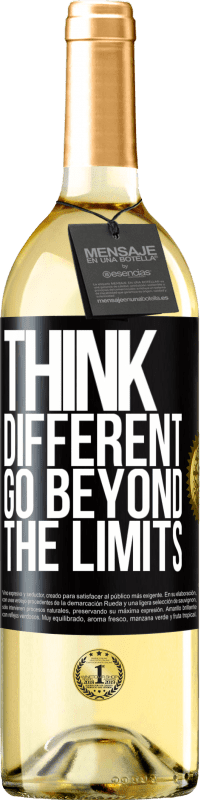 29,95 € Free Shipping | White Wine WHITE Edition Think different. Go beyond the limits Black Label. Customizable label Young wine Harvest 2025 Verdejo