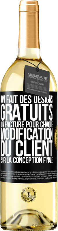 29,95 € Envoi gratuit | Vin blanc Édition WHITE On fait des designs gratuits. On facture pour chaque modification du client sur la conception finale Étiquette Noire. Étiquette personnalisable Vin jeune Récolte 2025 Verdejo