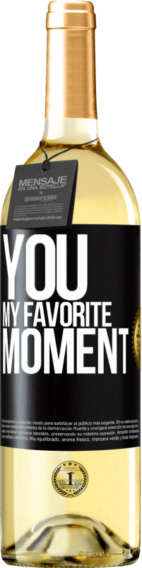 29,95 € Free Shipping | White Wine WHITE Edition You. My favorite moment Black Label. Customizable label Young wine Harvest 2023 Verdejo