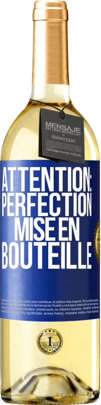 29,95 € Envoi gratuit | Vin blanc Édition WHITE Attention: perfection mise en bouteille Étiquette Bleue. Étiquette personnalisable Vin jeune Récolte 2024 Verdejo