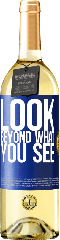 29,95 € Free Shipping | White Wine WHITE Edition Look beyond what you see Blue Label. Customizable label Young wine Harvest 2024 Verdejo