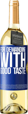 29,95 € Free Shipping | White Wine WHITE Edition For demanding with good taste Blue Label. Customizable label Young wine Harvest 2025 Verdejo