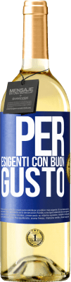 29,95 € Spedizione Gratuita | Vino bianco Edizione WHITE Per esigenti con buon gusto Etichetta Blu. Etichetta personalizzabile Vino giovane Raccogliere 2023 Verdejo