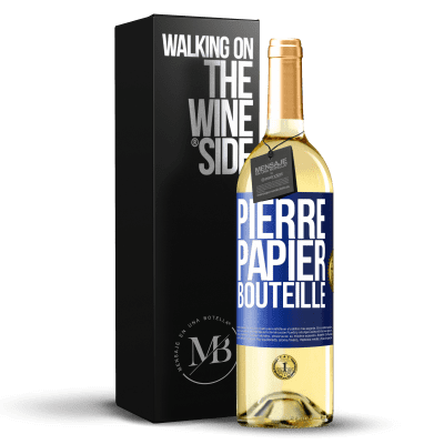 «Pierre-papier-bouteille» Édition WHITE