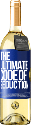 29,95 € 送料無料 | 白ワイン WHITEエディション The ultimate code of seduction 青いタグ. カスタマイズ可能なラベル 若いワイン 収穫 2025 Verdejo