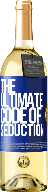 29,95 € Free Shipping | White Wine WHITE Edition The ultimate code of seduction Blue Label. Customizable label Young wine Harvest 2023 Verdejo