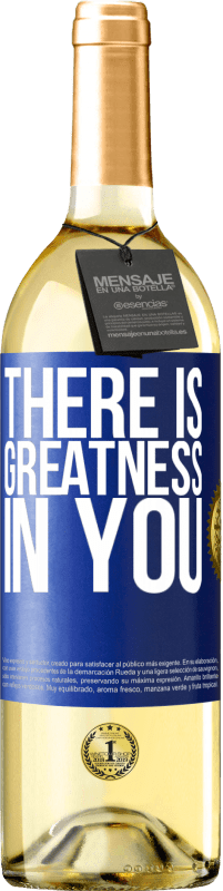 29,95 € Free Shipping | White Wine WHITE Edition There is greatness in you Blue Label. Customizable label Young wine Harvest 2024 Verdejo