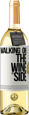 29,95 € 送料無料 | 白ワイン WHITEエディション Walking on the Wine Side® ホワイトラベル. カスタマイズ可能なラベル 若いワイン 収穫 2025 Verdejo