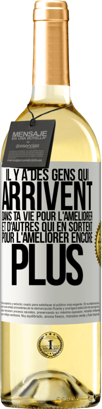 29,95 € Envoi gratuit | Vin blanc Édition WHITE Il y a des gens qui arrivent dans ta vie pour l'améliorer et d'autres qui en sortent pour l'améliorer encore plus Étiquette Blanche. Étiquette personnalisable Vin jeune Récolte 2024 Verdejo