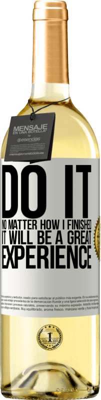 29,95 € 送料無料 | 白ワイン WHITEエディション どうやったらいい経験になるでしょう ホワイトラベル. カスタマイズ可能なラベル 若いワイン 収穫 2024 Verdejo