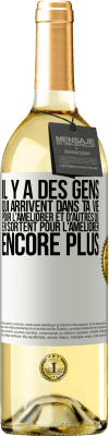 29,95 € Envoi gratuit | Vin blanc Édition WHITE Il y a des gens qui arrivent dans ta vie pour l'améliorer et d'autres qui en sortent pour l'améliorer encore plus Étiquette Blanche. Étiquette personnalisable Vin jeune Récolte 2024 Verdejo