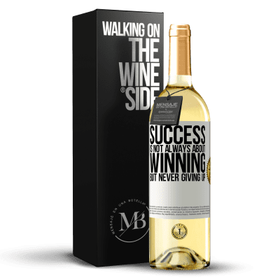 «Success is not always about winning, but never giving up» WHITE Edition