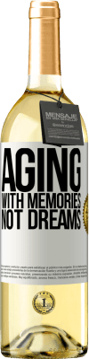 29,95 € Free Shipping | White Wine WHITE Edition Aging with memories, not dreams White Label. Customizable label Young wine Harvest 2025 Verdejo