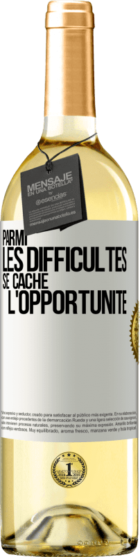 29,95 € Envoi gratuit | Vin blanc Édition WHITE Parmi les difficultés, se cache l'opportunité Étiquette Blanche. Étiquette personnalisable Vin jeune Récolte 2024 Verdejo