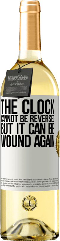 29,95 € Free Shipping | White Wine WHITE Edition The clock cannot be reversed, but it can be wound again White Label. Customizable label Young wine Harvest 2025 Verdejo