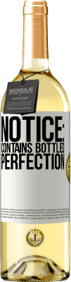 29,95 € Free Shipping | White Wine WHITE Edition Notice: contains bottled perfection White Label. Customizable label Young wine Harvest 2025 Verdejo