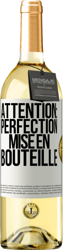 29,95 € Envoi gratuit | Vin blanc Édition WHITE Attention: perfection mise en bouteille Étiquette Blanche. Étiquette personnalisable Vin jeune Récolte 2024 Verdejo