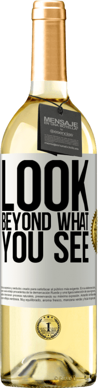 29,95 € Free Shipping | White Wine WHITE Edition Look beyond what you see White Label. Customizable label Young wine Harvest 2023 Verdejo