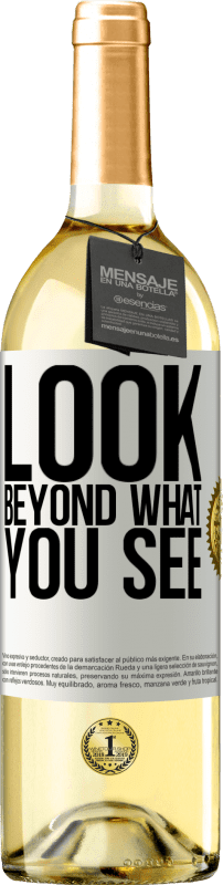 29,95 € Free Shipping | White Wine WHITE Edition Look beyond what you see White Label. Customizable label Young wine Harvest 2024 Verdejo